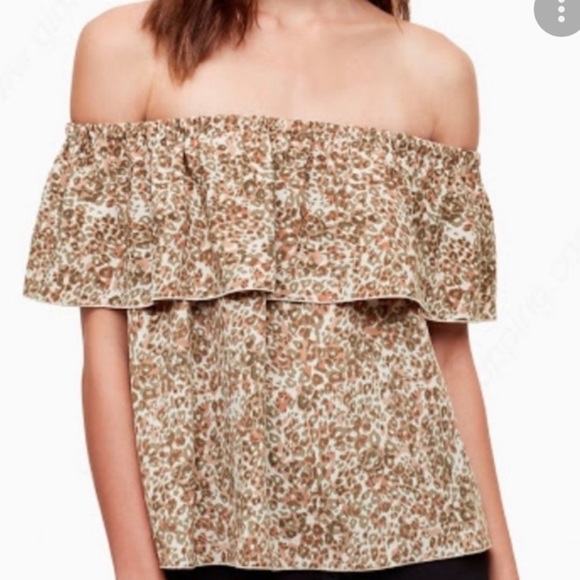 Aritzia Wilfred Promener off the shoulder blouse sz medium - Picture 6 of 6